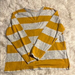 Cat & Jack Yellow and Gray Shirt